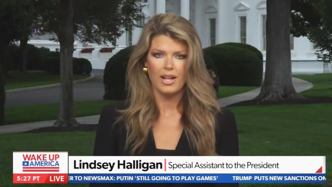 White House lawyer Lindsey Halligan can barely speak - delivers incoherent  remarks minimizing slavery, embodying Trump's pattern of choosing loyalty  over competence : r/thedavidpakmanshow