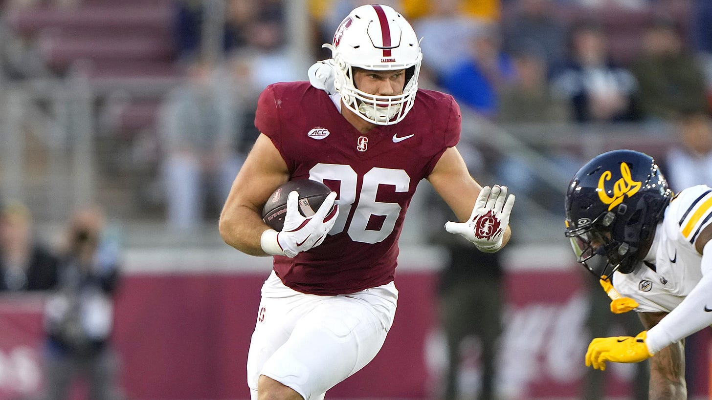 NFL Draft 2026 Scouting Report for Stanford TE Sam Roush