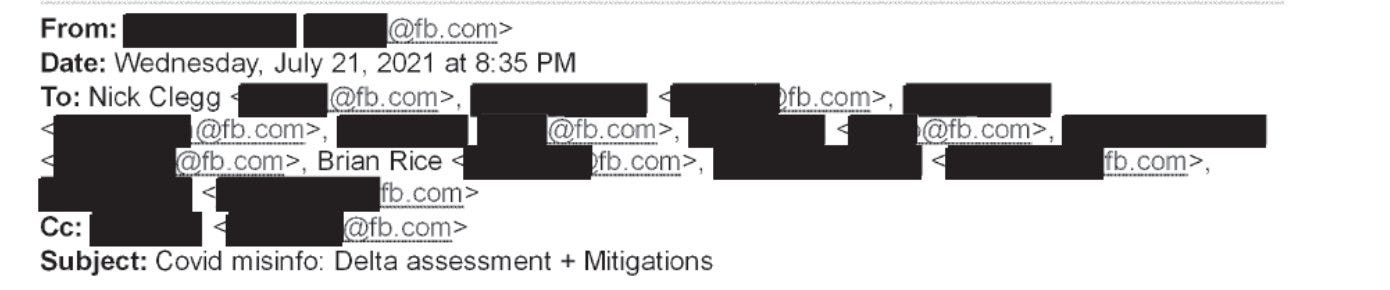 The July 21, 2021 memo header The July 21, 2021 memo header