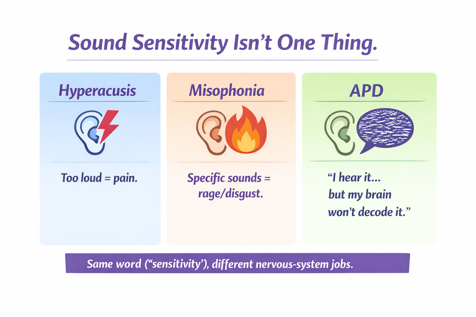 Your Brain Isn’t “Just Sensitive”: The AuDHD Sound Map for Hyperacusis ...