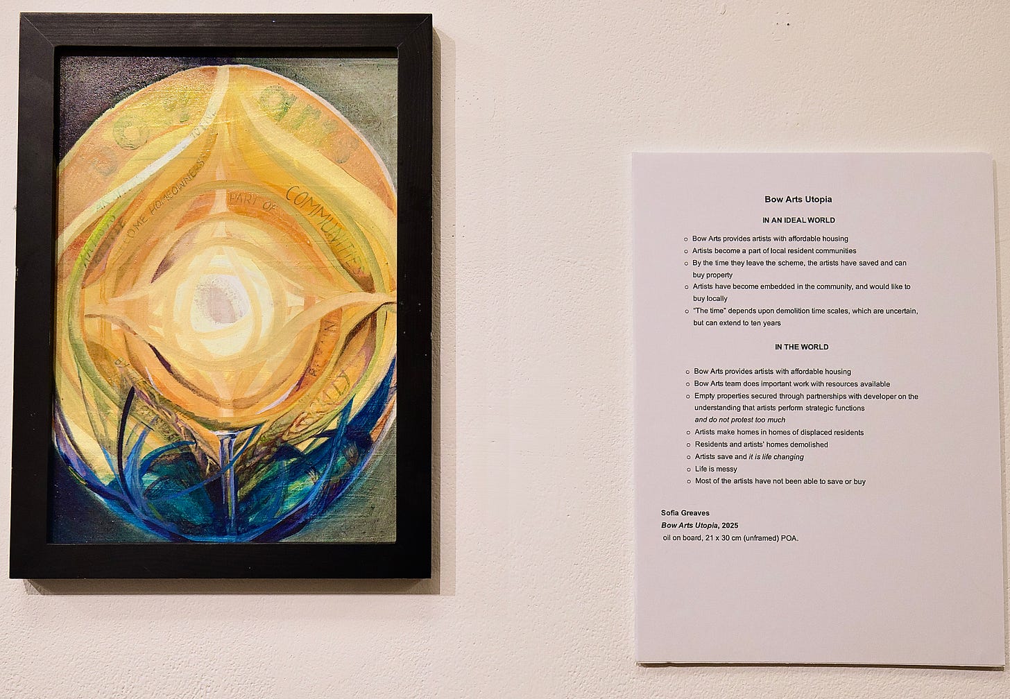 Exhibition detail view. Exhibition detail view.