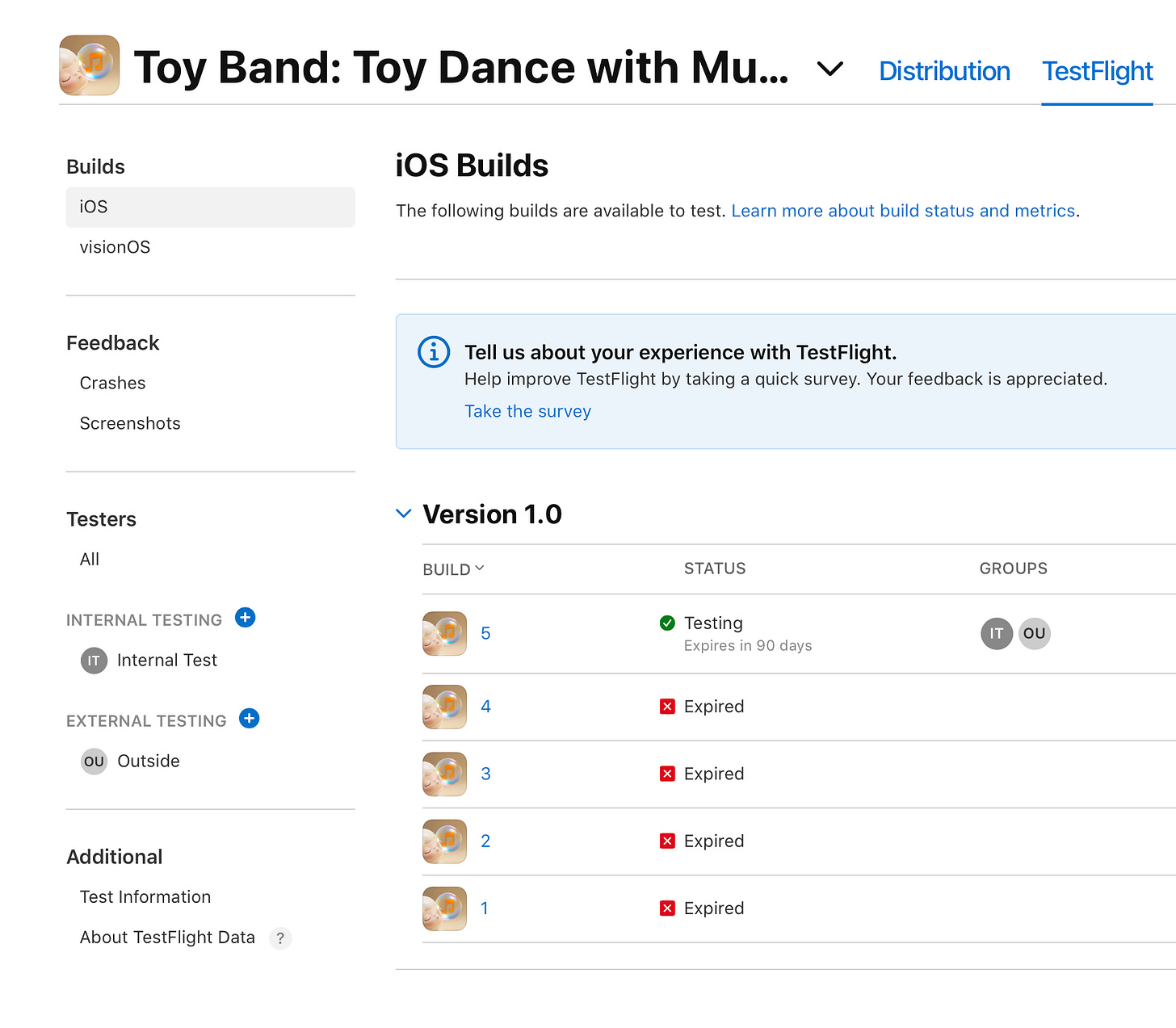  iOS builds appeared after package and archive with the iPhone simulator 