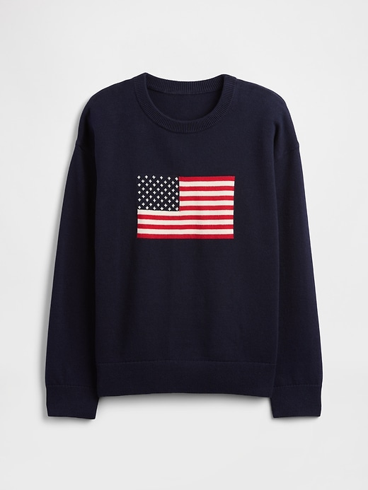 Image number 1 showing, Kids Relaxed Intarsia Sweater