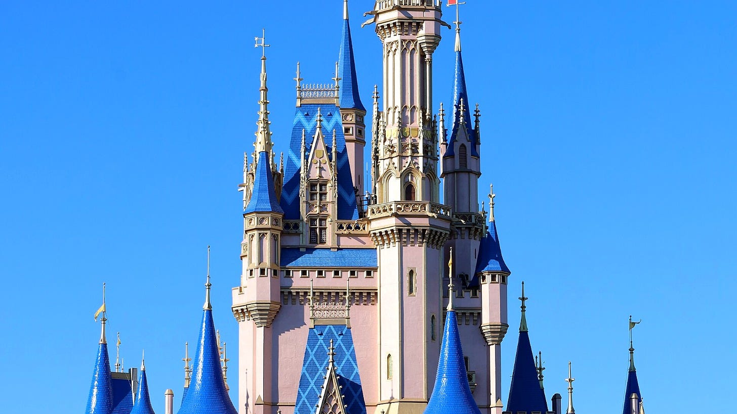 Cinderella Castle at Magic Kingdom in 2024. Image: Jedi94 via Wikimedia Commons Cinderella Castle at Magic Kingdom in 2024. Image: Jedi94 via Wikimedia Commons