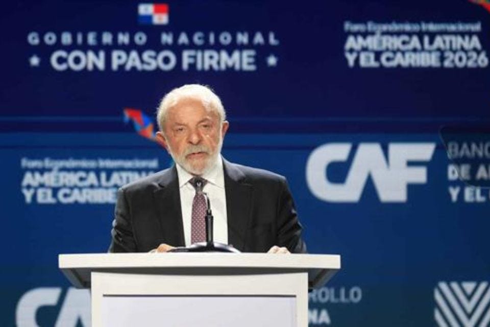 Lula da Silva Foro Económico Internacional Panamá 2026
