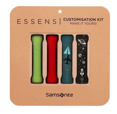 Samsonite's Essens 20" Carry-On from variety of angles.