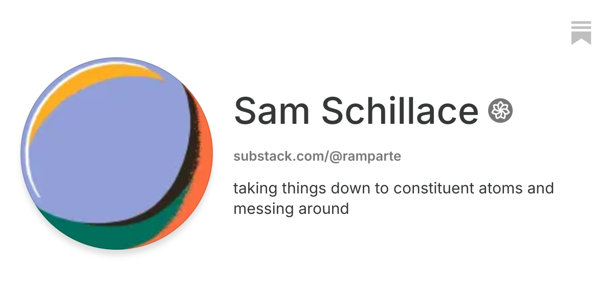 Sam Schillace | Substack