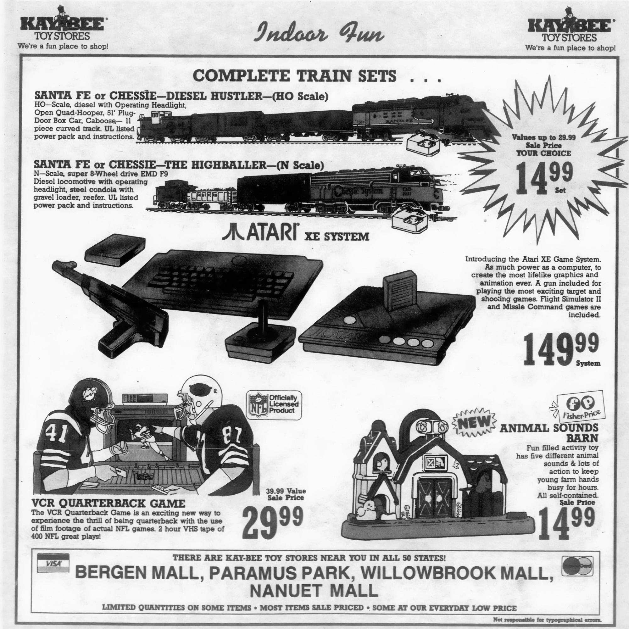 Kay-Bee Toy Stores' 1987 Christmas in October