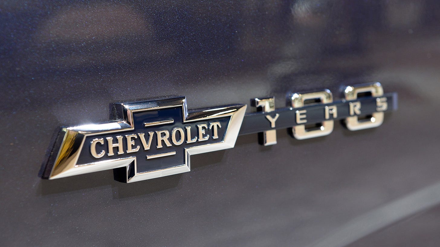 Chevy Centennial Edition celebrates 100 years of pickups with vintage  bowties