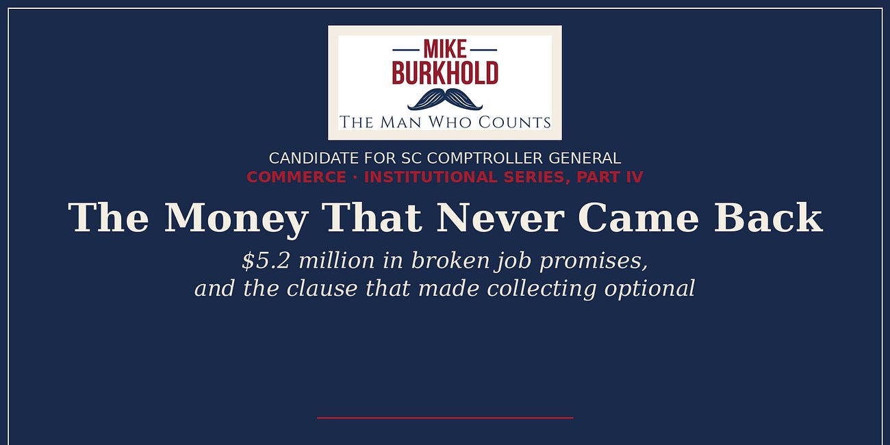 The Money That Never Came Back