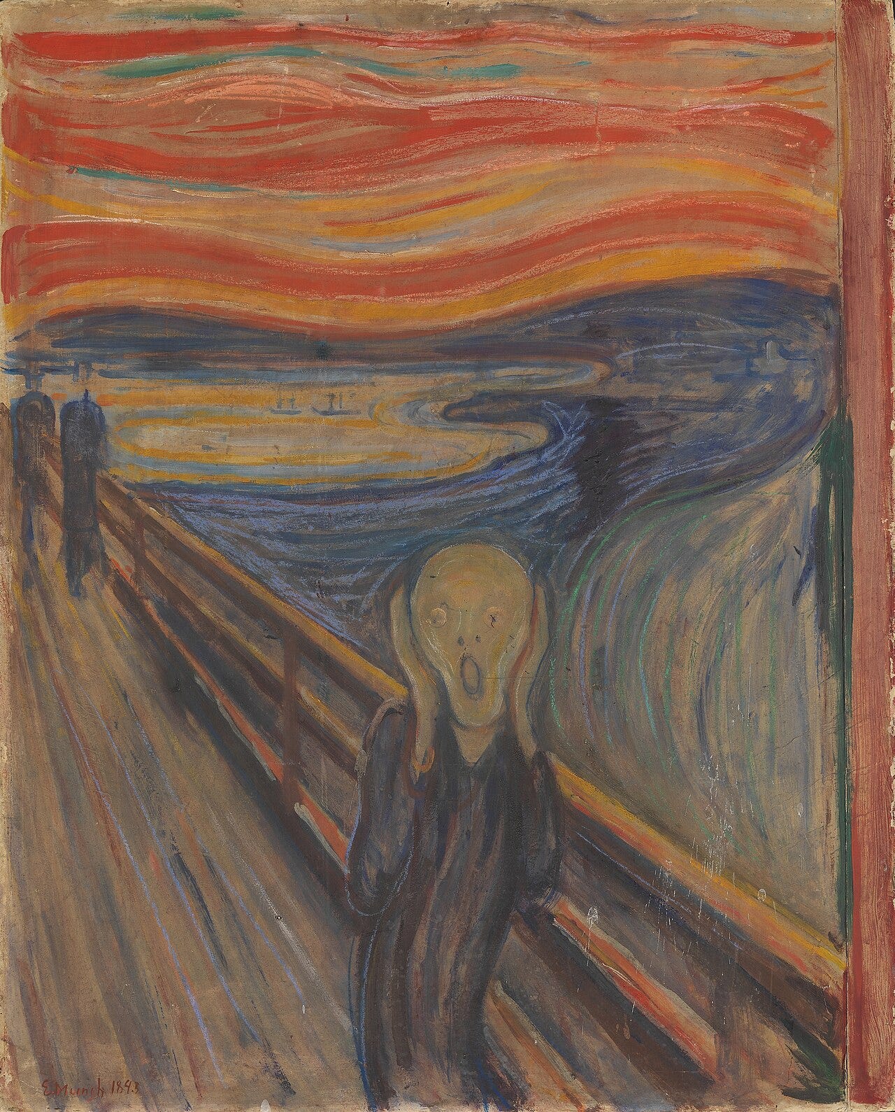 Edvard Munch, The Scream (1893), National Museum, Oslo. Edvard Munch, The Scream (1893), National Museum, Oslo.