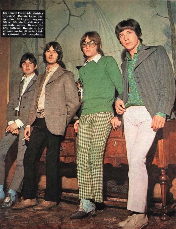The Small Faces in an Italian Magazine
