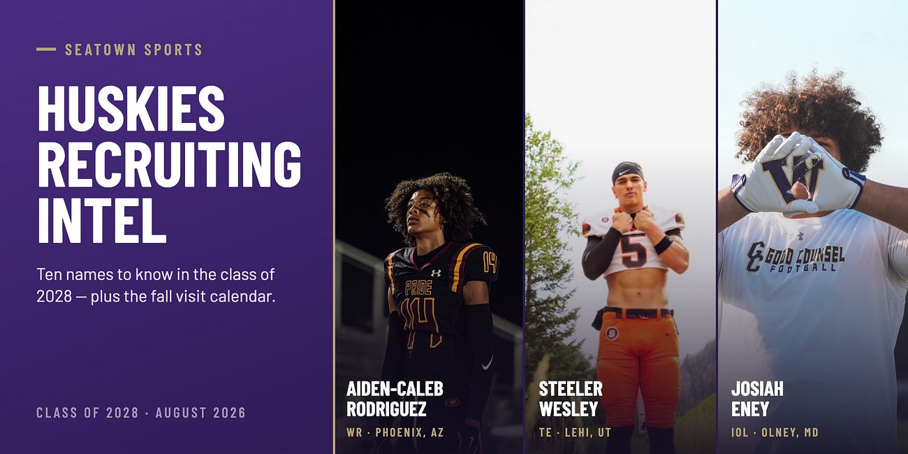 UW Recruiting Notebook: Key O-Line, WR Targets Eyeing Fall Game Visits