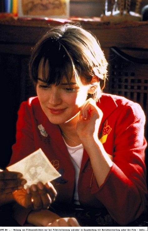 Modern curly mullet, 90s Winona Ryder and modern floppy haircuts.