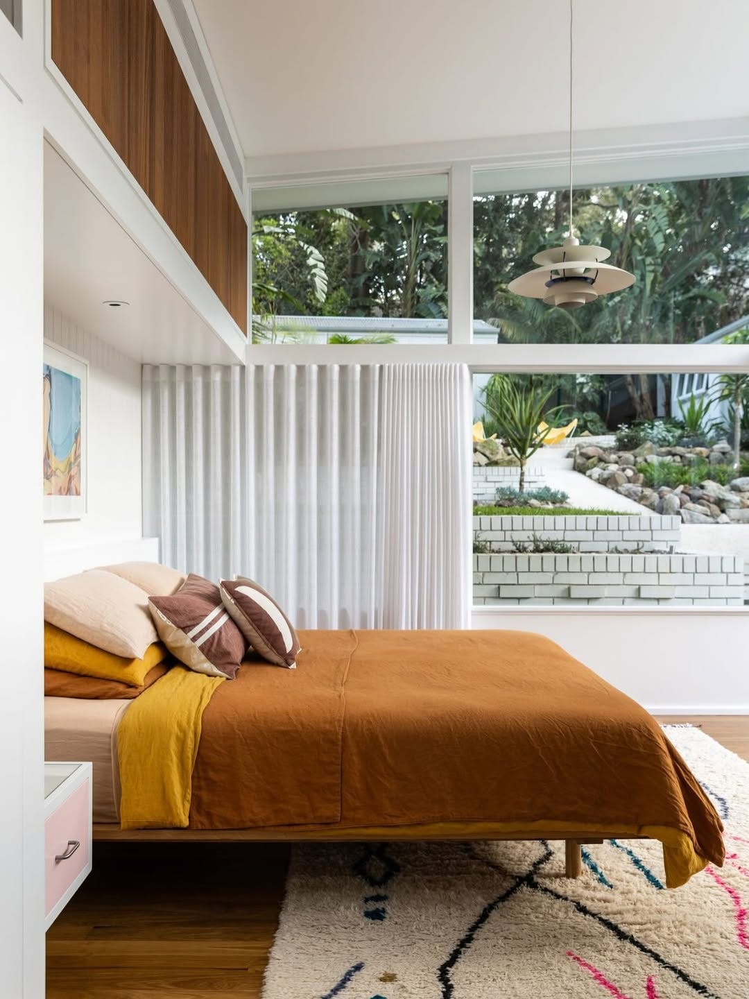 Mid century bedroom