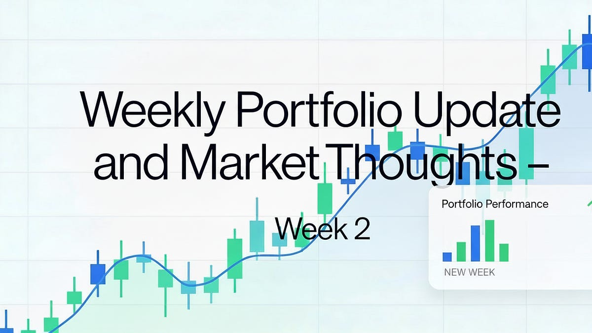 Weekly Portfolio Performance Weekly Portfolio Update and Market Thoughts - Week 2