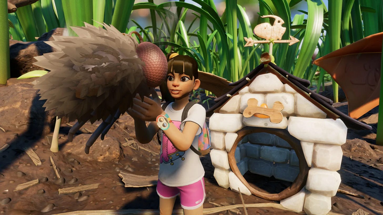 A girl and a gnat in Grounded A girl and a gnat in Grounded