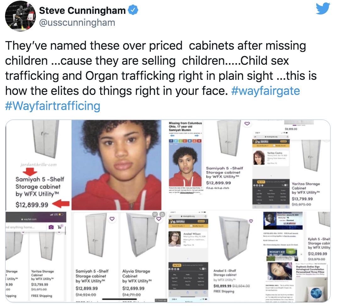 Wayfair Conspiracy Theory Is Spreading Among Lifestyle Influencers On  Instagram