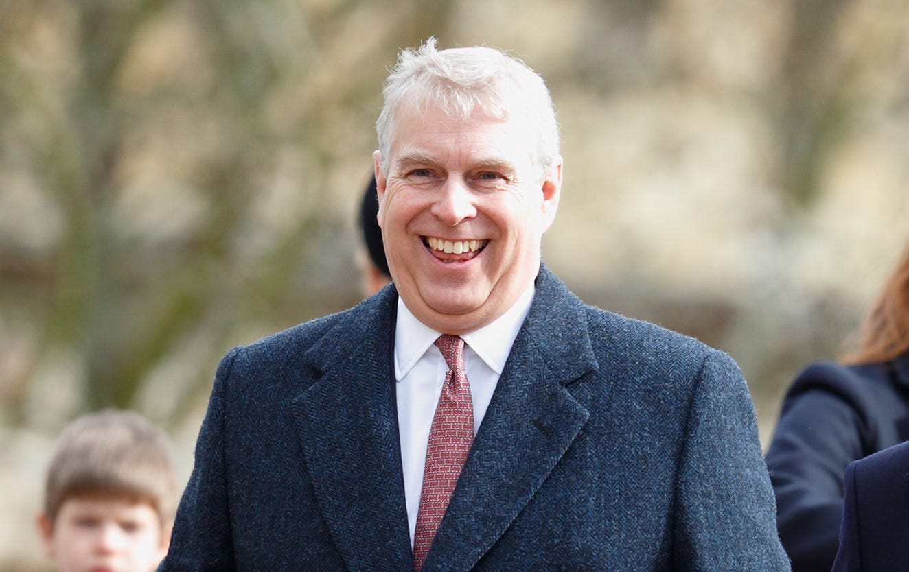 prince andrew smiling