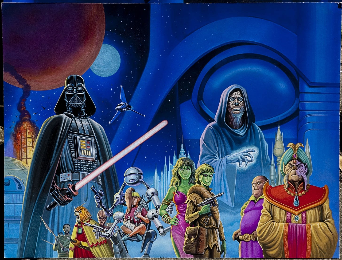 Star Wars Vader's Quest #1 & #2 by Dave Gibbons and Angus McKie, in Nick -  Barry - Matt - Hal - Namor's My Eclectic Collection Comic Art Gallery Room