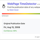 WebPage TimeDetector