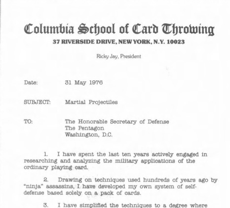 Cards as Weapons, preface. Internet Archive.