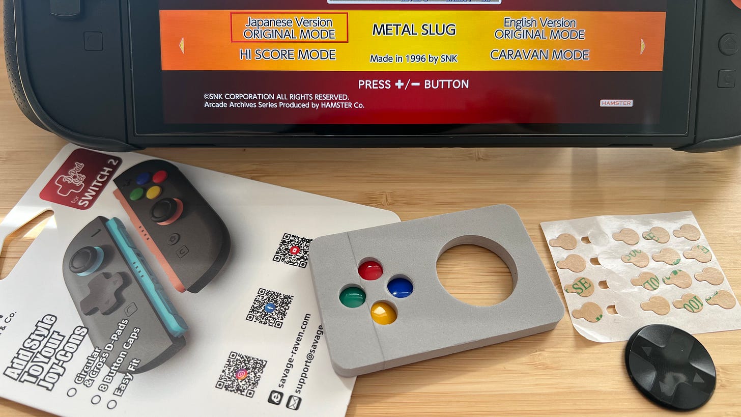 Savage Raven by Skull & Co. D-Pad Button Cap Set for Nintendo Switch 2