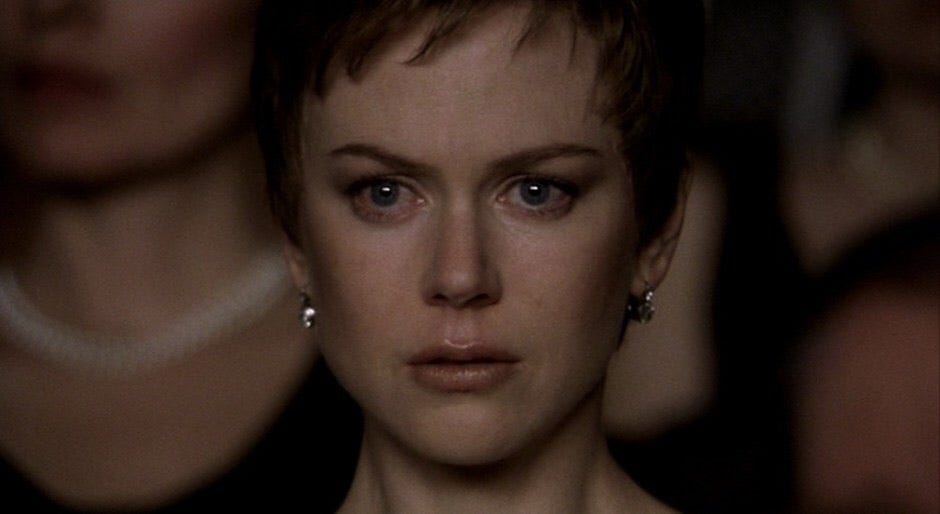 Nicole Kidman staring just off of camera (Birth, 2004)
