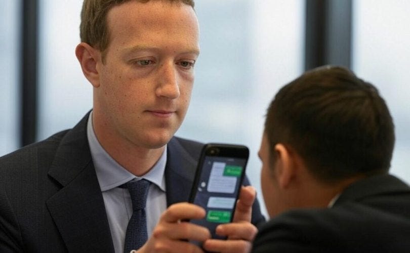 Zuckerberg let CIA see WhatsApp message