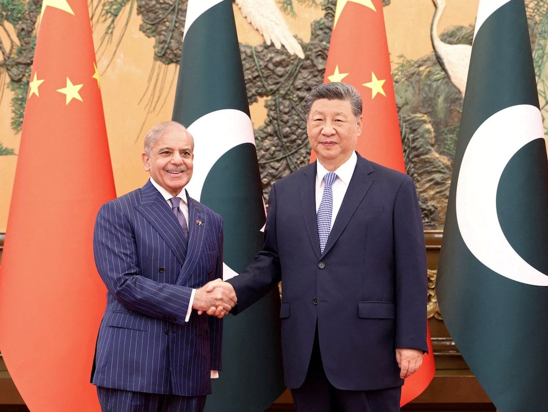 Pakistan Prime Minister Shehbaz Sharif visits China