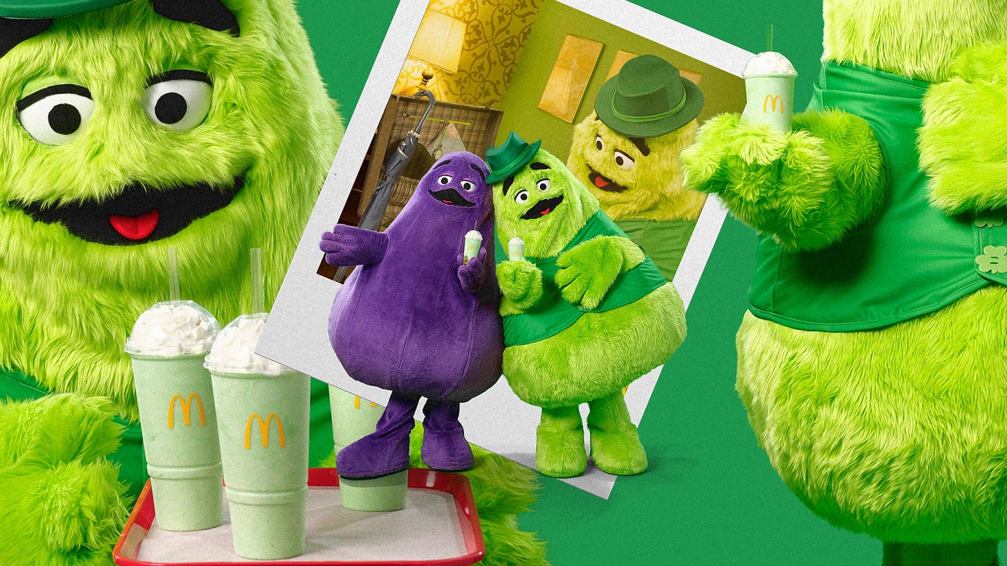 Who is Uncle O'Grimacey, McDonald's big green mascot? - Fast Company