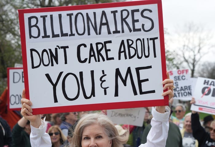 Hands Off protests across Ohio denounce President Donald Trump, Elon Musk