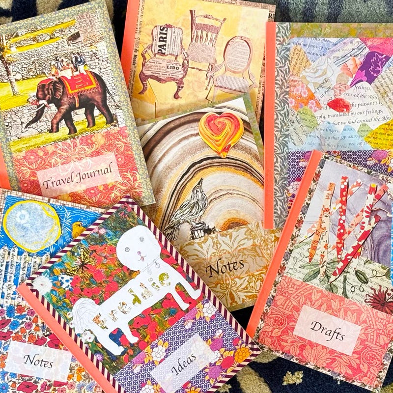 Handmade notebooks by Helen Sword