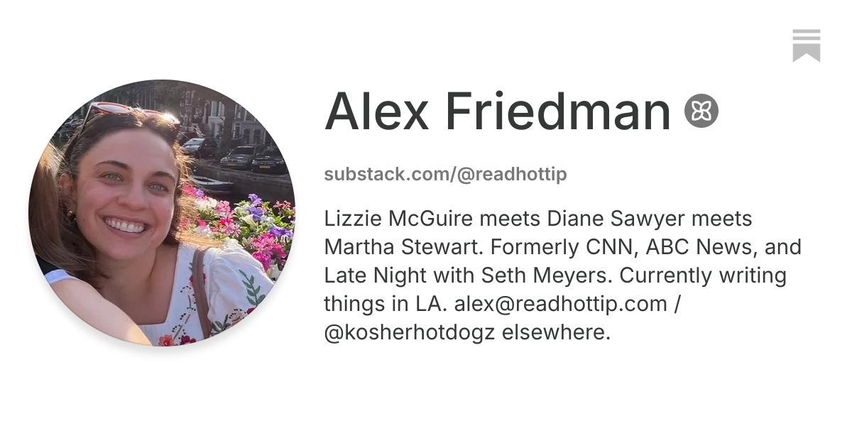 Alex Friedman | Substack