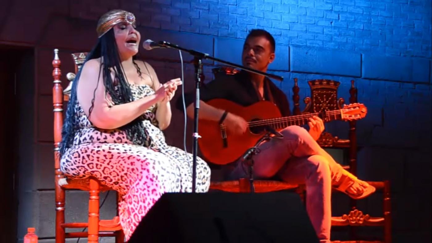 Chiqui de Jerez en una actuación - Youtube