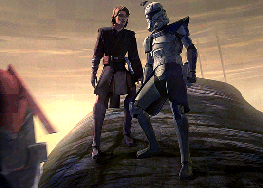 our polestar still shines. — anakin touching rex + bonus - reverse: