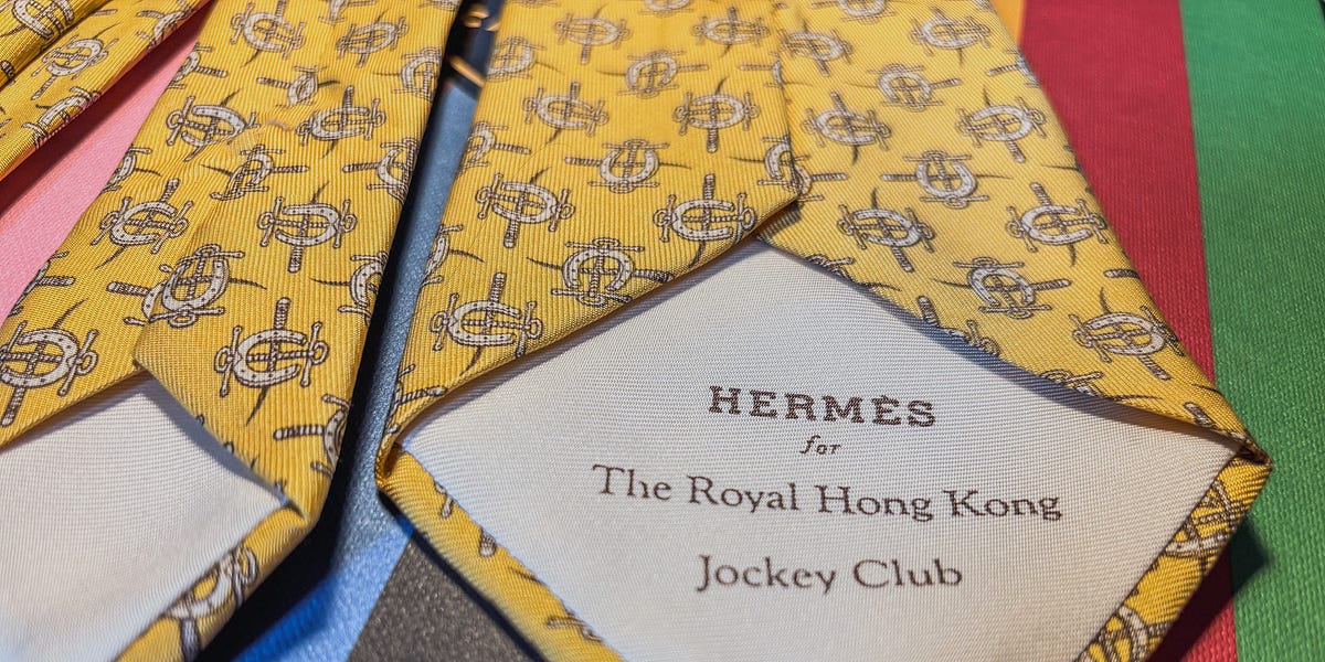 HERMÈS x The Hong Kong Jockey Club ネクタイ HERMÈS x The Hong Kong Jockey Club ネクタイ 小物