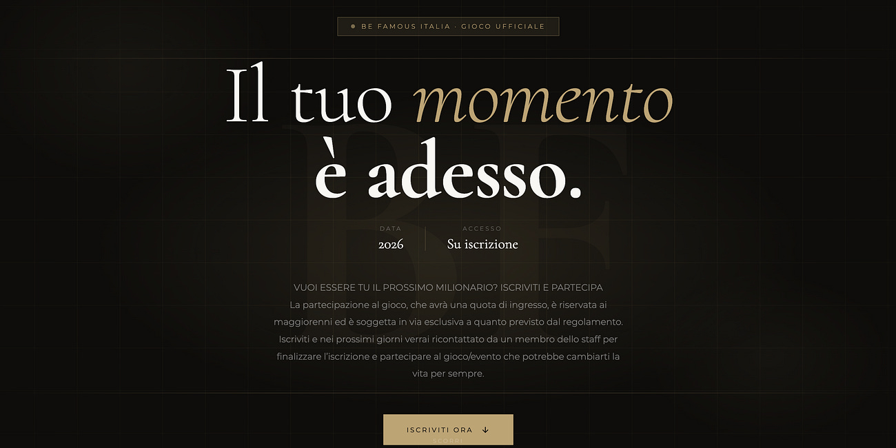 Vuoi essere il prossimo milionario?
