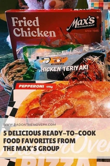 Max's Group Ready-to-heat food items from Max's Group