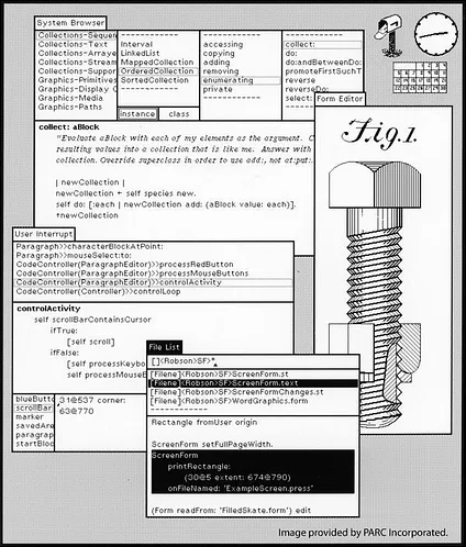 Alto 上的 SmallTalk 80 GUI