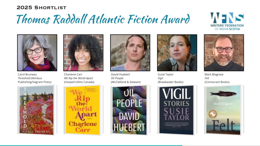 2025 Thomas Raddall Atlantic Fiction Prize Finalists