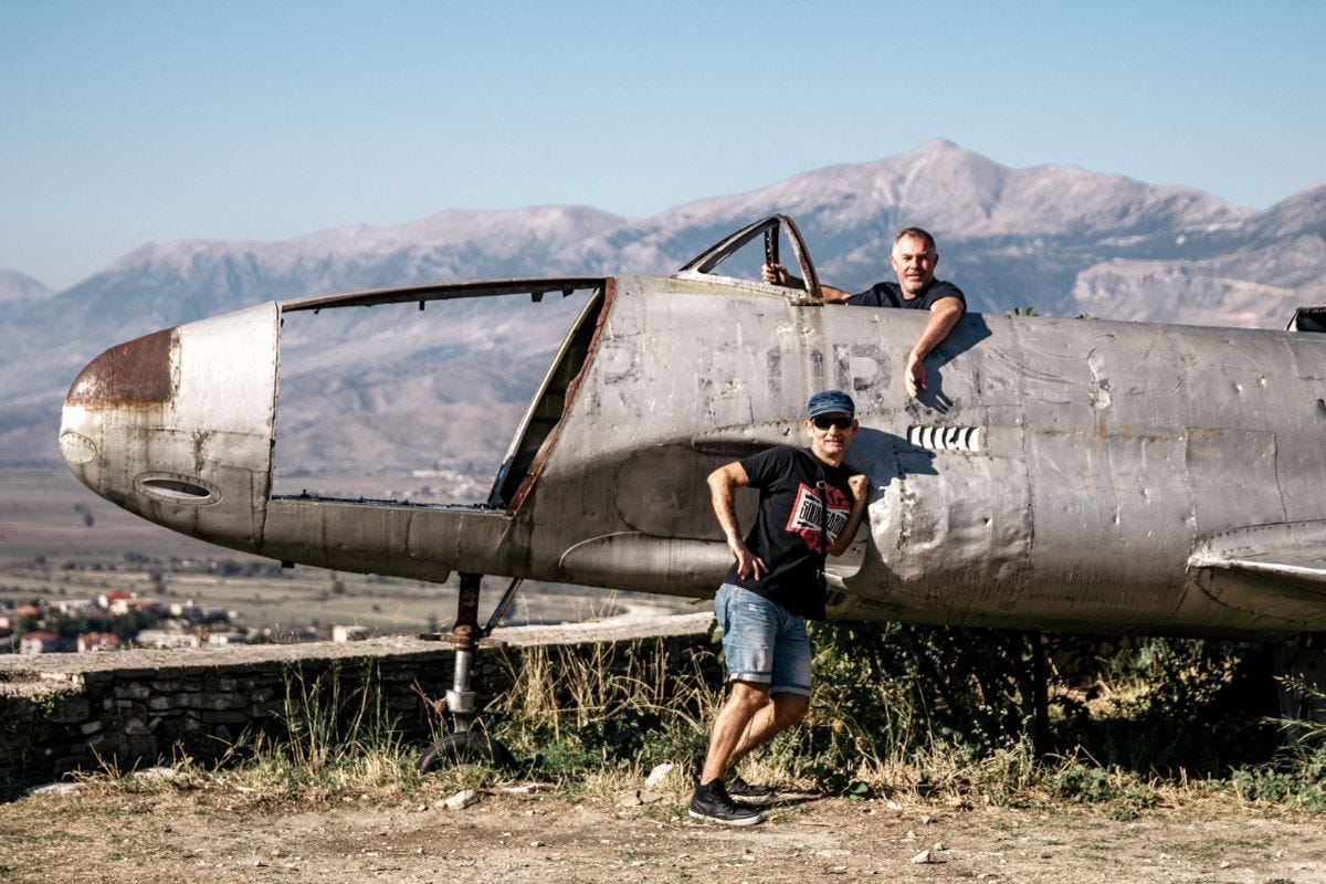 The boys in Gjirokastra