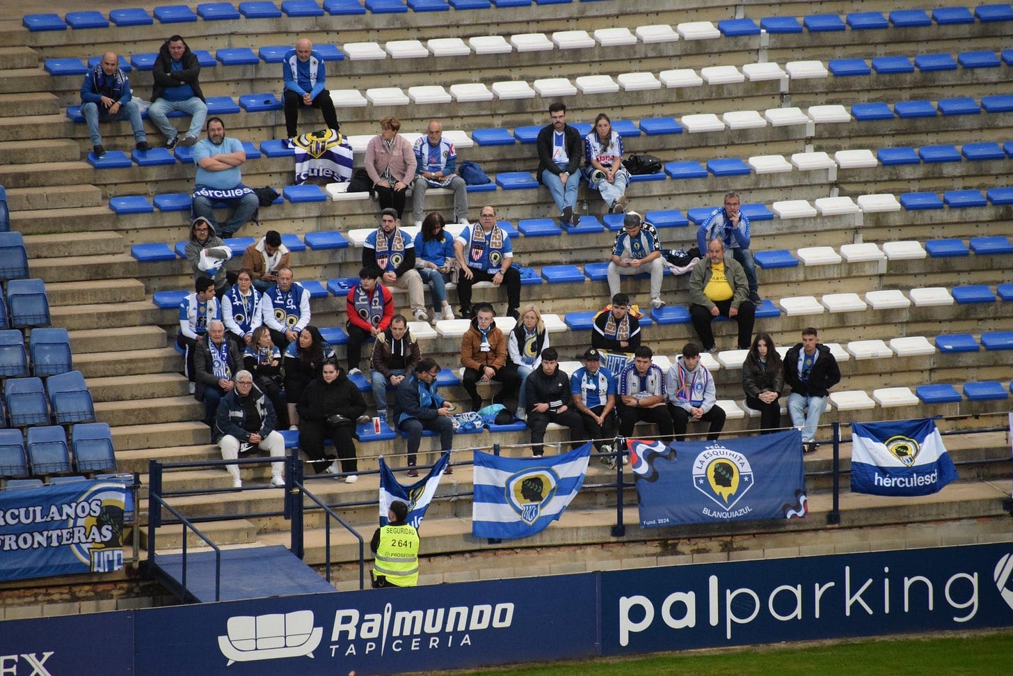Afición del Hércules en Huelva Afición del Hércules en Huelva
