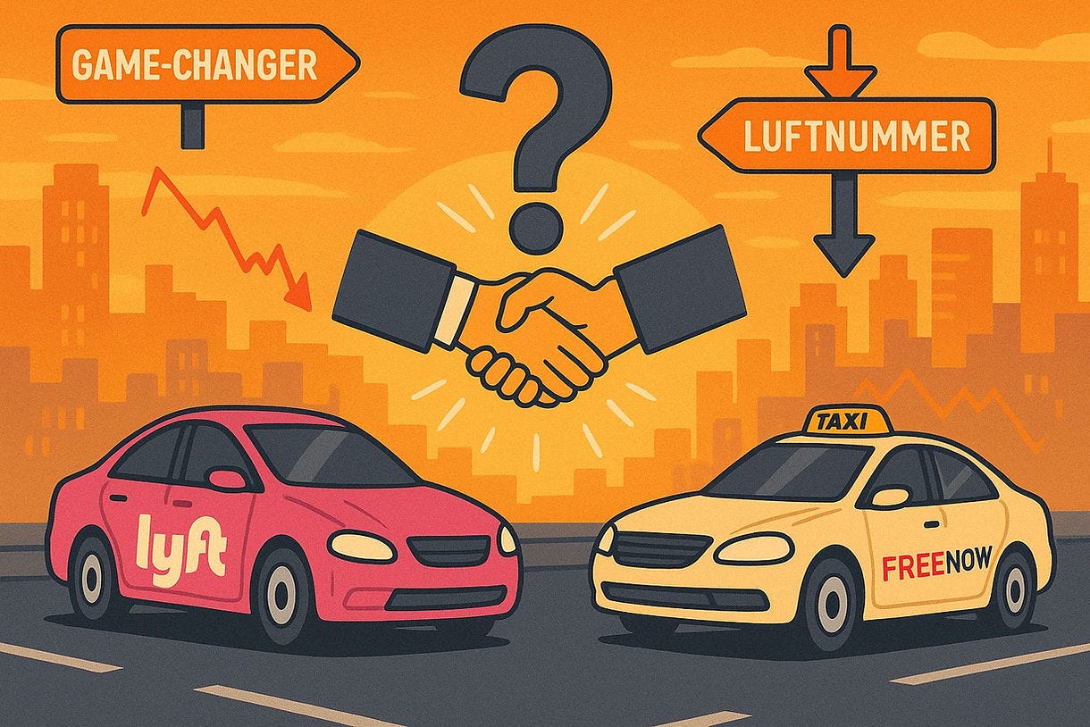 Übernahme von Freenow durch Lyft