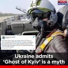 Times Now | Ukraine has finally admitted that the 'Ghost of Kyiv' – the legendary pilot – who gave a hard time to the Russian Air Force is a myth. “The... | Instagram Times Now | Ukraine has finally admitted that the 'Ghost of Kyiv' – the legendary pilot – who gave a hard time to the Russian Air Force is a myth. “The... | Instagram
