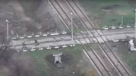 Ukrainian neo-Nazi officer upset over Russia’s e-scooter soldiers Ukrainian neo-Nazi officer upset over Russia’s e-scooter soldiers