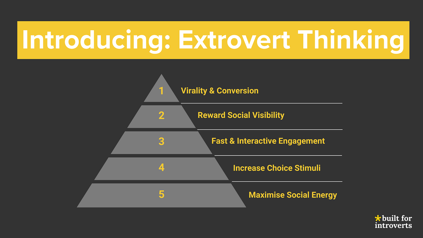 The Extrovert Thinking Pyramid