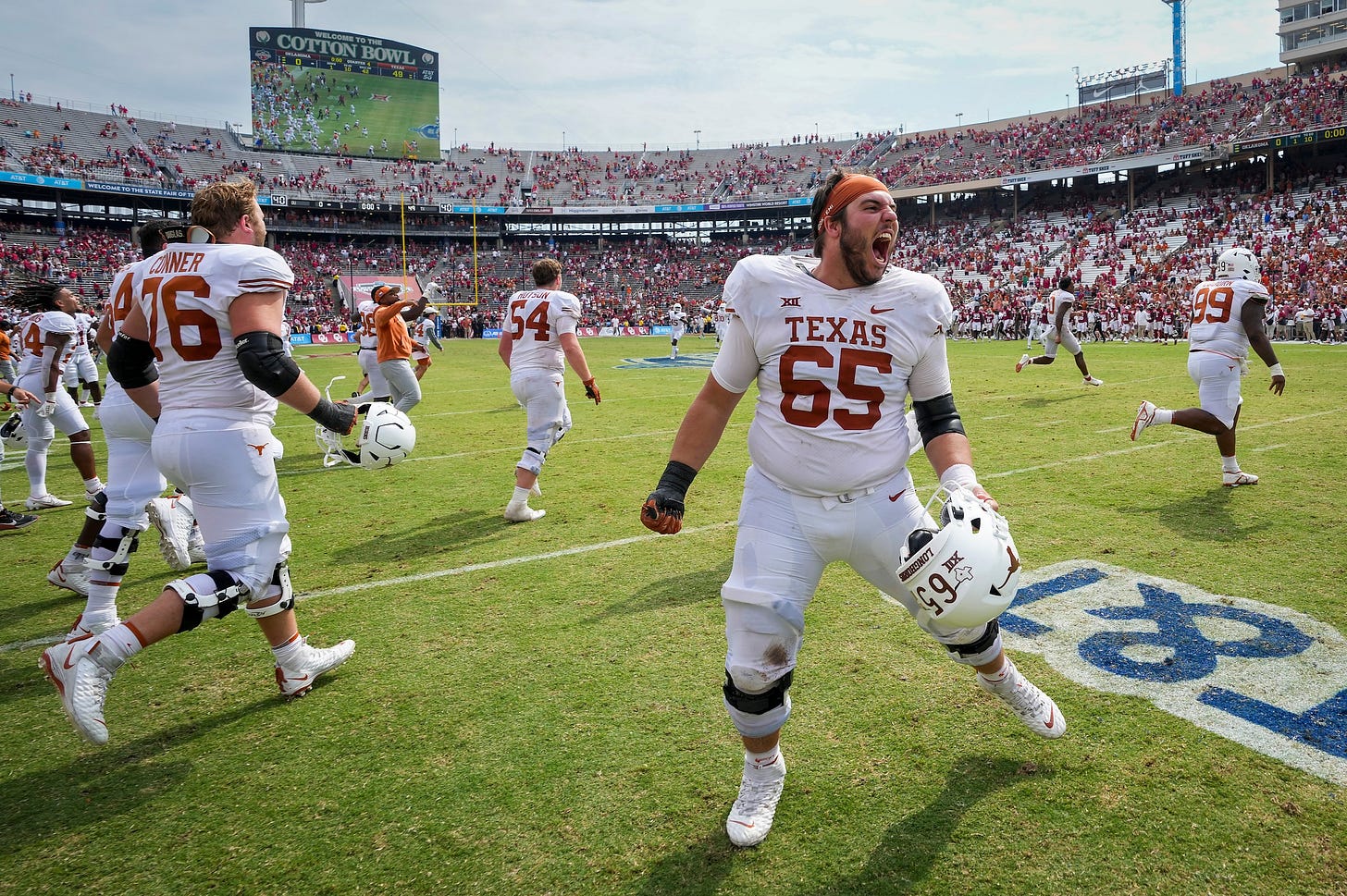 Photos: Quinn Ewers dons the Golden Hat after Texas shuts out Oklahoma
