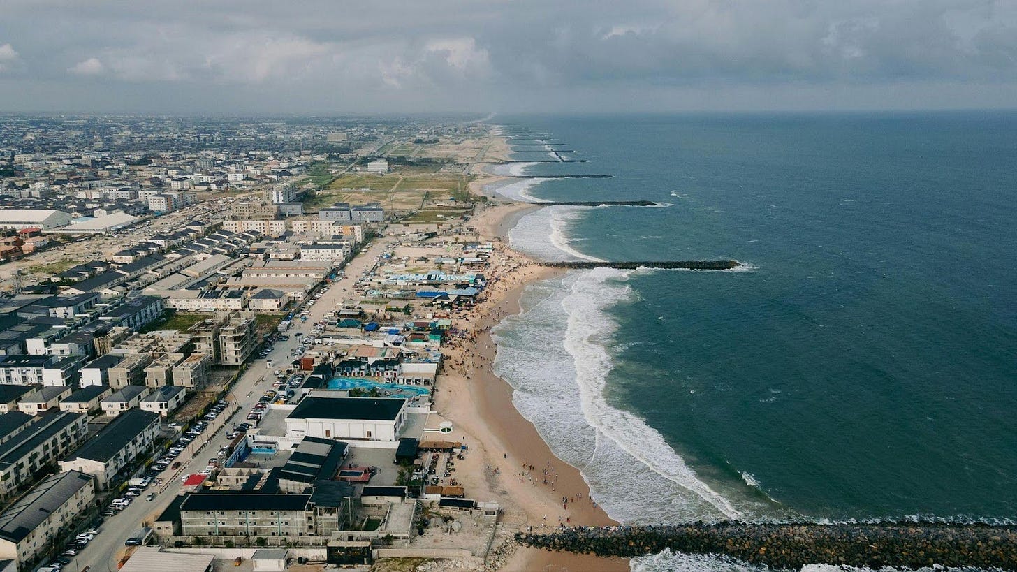 The Elegushi beach front. Credit: Ben Iwara / Pexel 