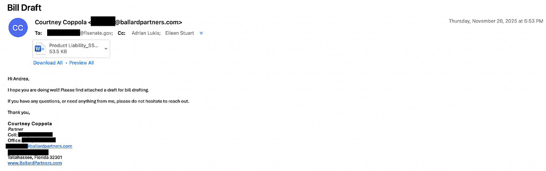 The Complete and Total Corruption of the Florida Legislature